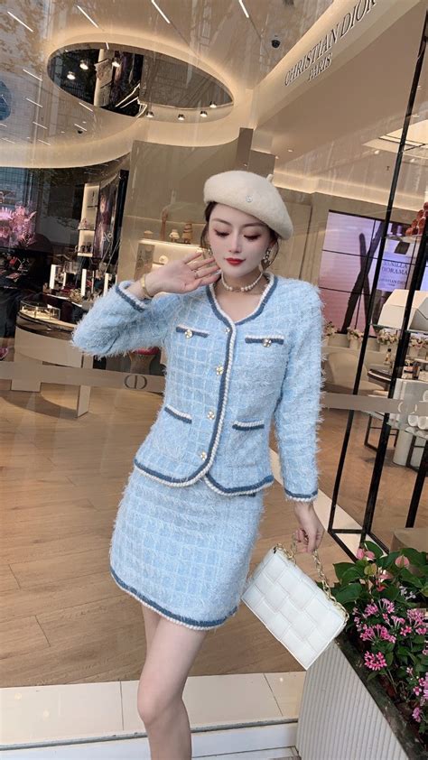 two piece chanel set